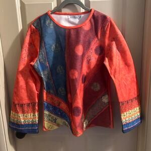 Orange and blue vintage